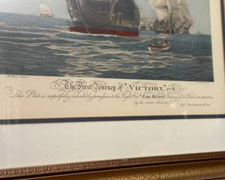 'The First Journey of Victory' framed Art