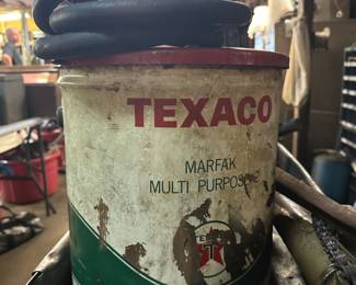 Vintage Texaco oil/lubricant drum