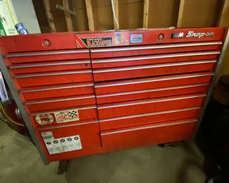 Rare! Discontinued 1980s Snap-on rolling tool caddy with 15 drawers; Model KRA1000. Excellent used condition!