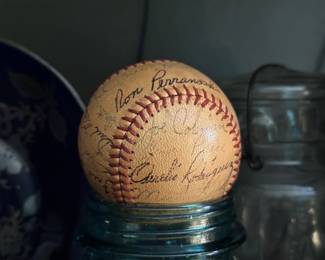 1971 Detroit Tigers signed baseball