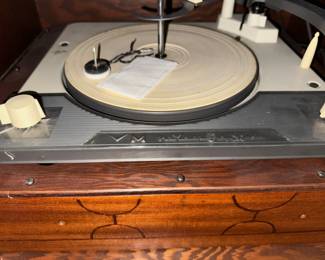 Antique Magnavox Radio and Turntable