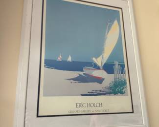 Nantucket, framed sailboat art, by Eric Holch 