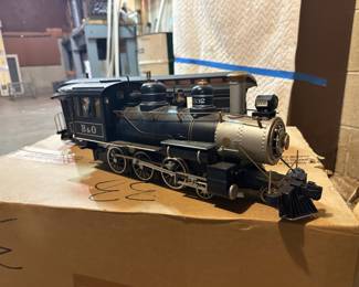 B&O Locomotive, with 2 trains and track set