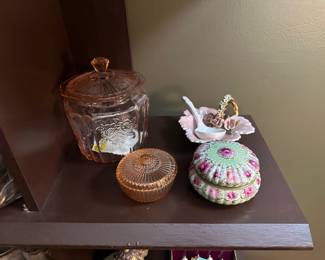 porcelain and depression glass