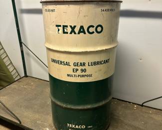 Vintage Texaco Oil Barrel
