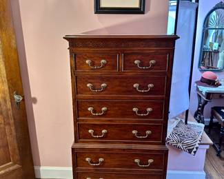 Beautiful small step back dresser.