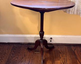 Small antique flip down table.
