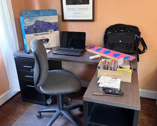 Nice new two piece desk and chair.