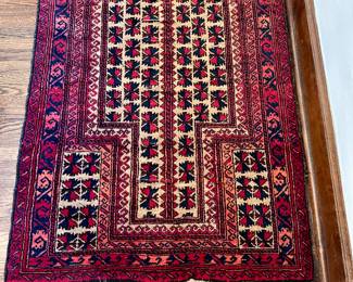 Antique rug from Afghanistan.