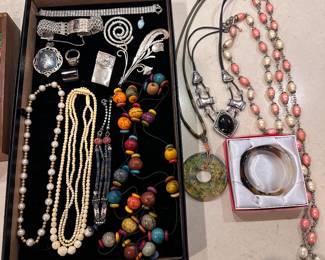 Vintage jewelry, sterling silver & 14k.