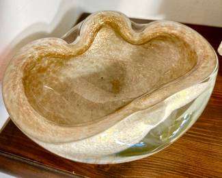 Murano glass bowl.