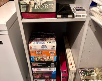 Puzzles and games.