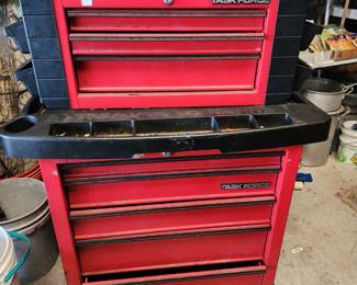 Great 2 pc TASK FORCE tool chest