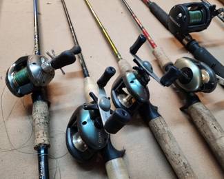 Lots of fine rods and reels