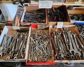 LOTS OF WRENCHES
