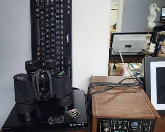 binoculars, TEAC AN-60 dolby noise reduction unit