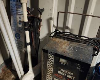 MINN KOTA trolling motor and SEARS heavy duty battery charger