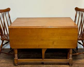 Drop Leaf Table & 2 Chairs
