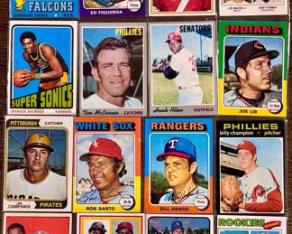 Baseball, Football & Basketball Cards