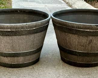 Barrel Planters