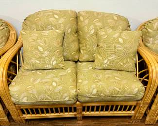Rattan Loveseat