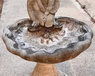 Angel Bird Bath