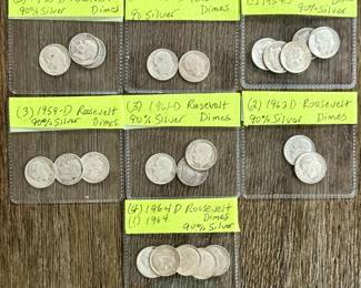 Silver Roosevelt Dimes