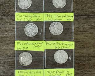 Franklin & Barber Silver Half Dollars