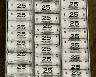 Rolls of Uncirculated Nickels