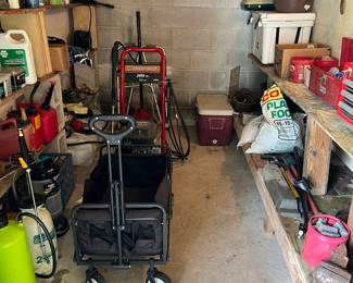 Inside storm shelter 