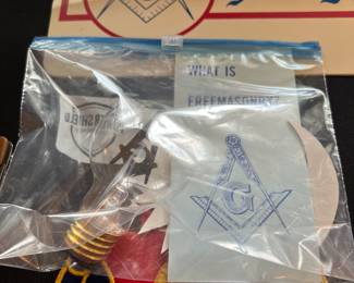 Masonic light bulb etc 