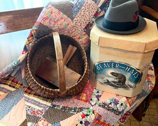 Feedsack Quilt 
Early Egg basket  