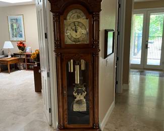 $600. OBO.GRANDFATHER Ridgeway Clock.
Model 171
7’ tall x  25”wide  x 16” deep 