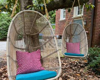 super cute and like new...swinging chairs