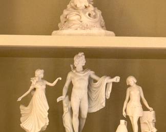 Parian ware pieces