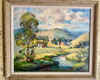 Dorothy Frantz (1902-1972) “Farm in the Foothills”