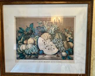 Frances F.B. Palmer "Garden Orchard and Vine" 1867