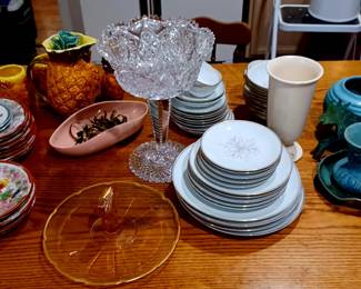 American Brilliant Cut Glass....Noritake China