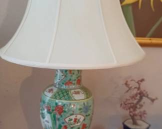 Vintage Asian Lamp 