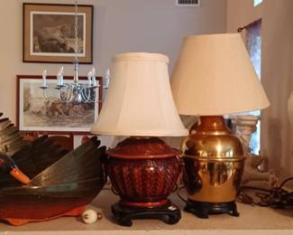 Asian Lamps and Baskets