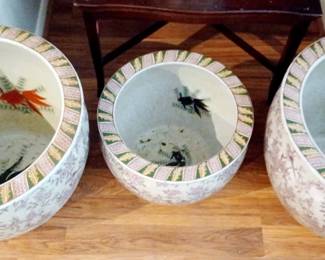 Vintage Asian Planters Interior