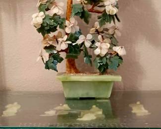 Vintage Asian Jade Tree