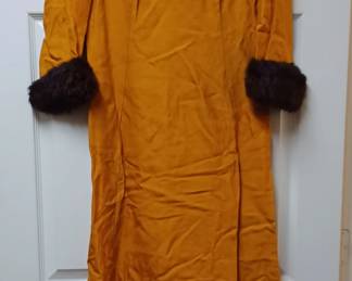 Vintage Gown with Mink