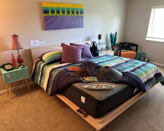 Copeland Wave solid maple bedroom set