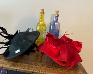 Fascinator Hats, Glass Bottles