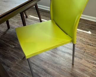 Calligaris Stream table and Claire chairs