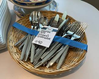 Nambe 43 piece silverware