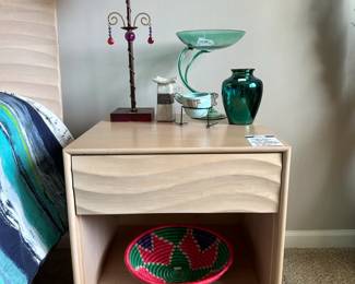 Copeland Wave Solid Maple Nightstand