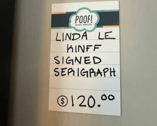 Linda Le Kinff Signed Serigraph