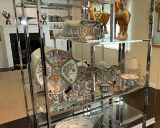 Milo Baughman Chrome and Glass